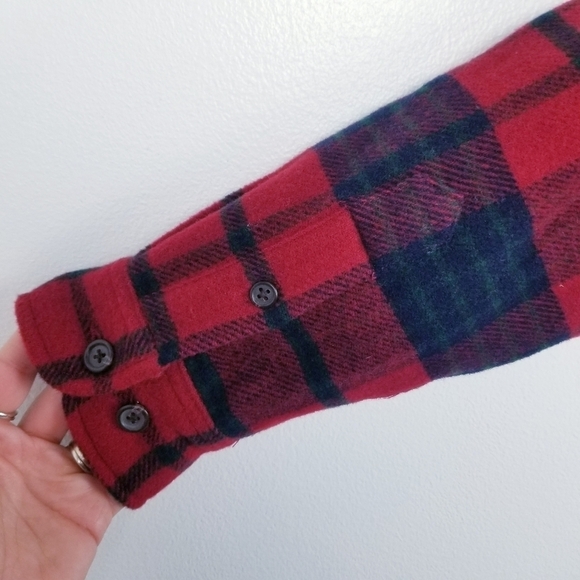 Ralph Lauren 100% Lambswool Plaid Zip Blazer size Small - Picture 6 of 9